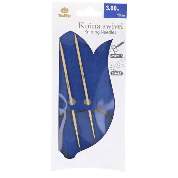 Kim Đan Vòng Tulip Knina Swivel Knitting Needles 100cm