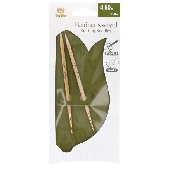 Kim Đan Vòng Tulip Knina Swivel Knitting Needles 60cm