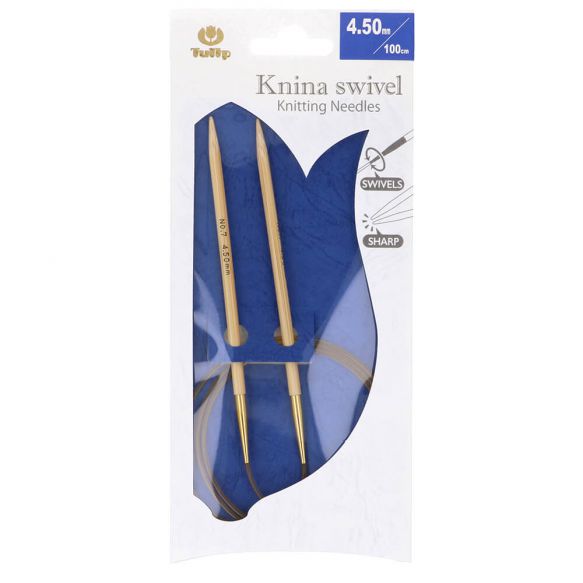 Kim Đan Vòng Tulip Knina Swivel Knitting Needles 100cm