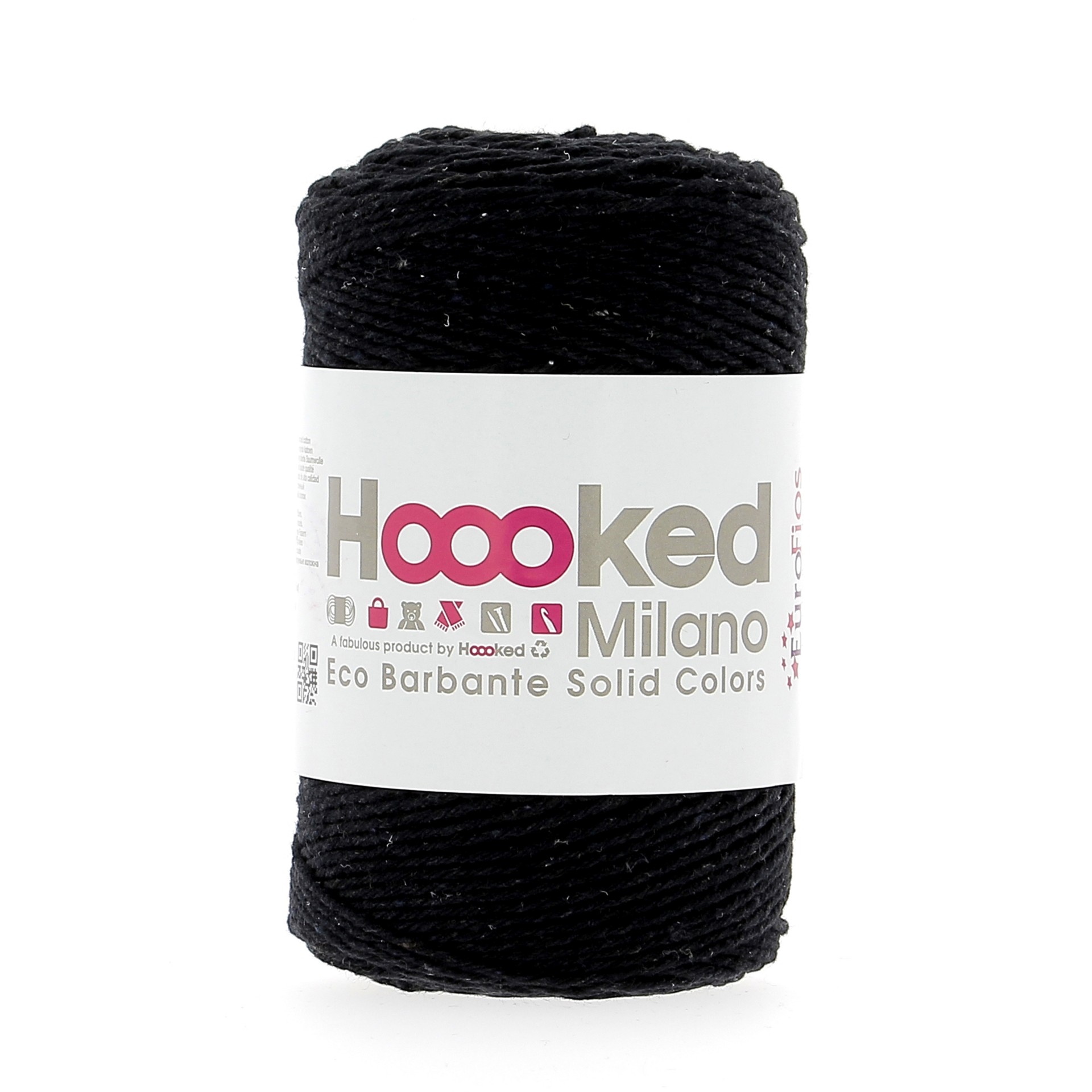 Cuộn Sợi Hoooked Milano Eco Barbante Solid Color Yarn