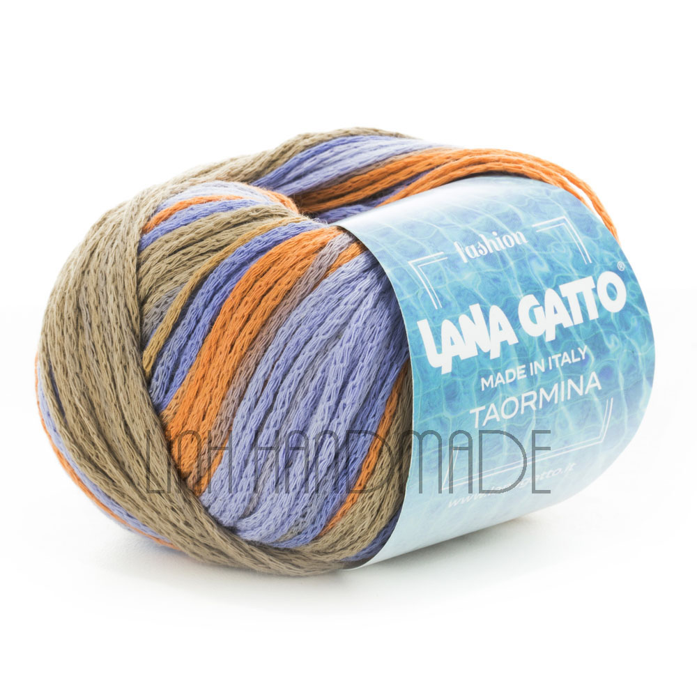 Cuộn len cotton pha sợi gai dầu hemp Lana Gatto Taormina