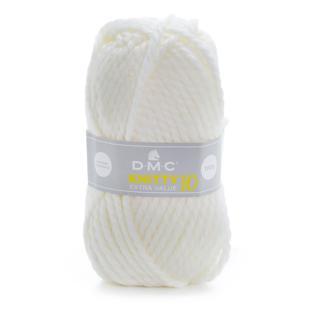 Cuộn len sợi đan tay siêu to khổng lồ AC , Acyrlic Yarn DMC Knitty 10 Ref 8114