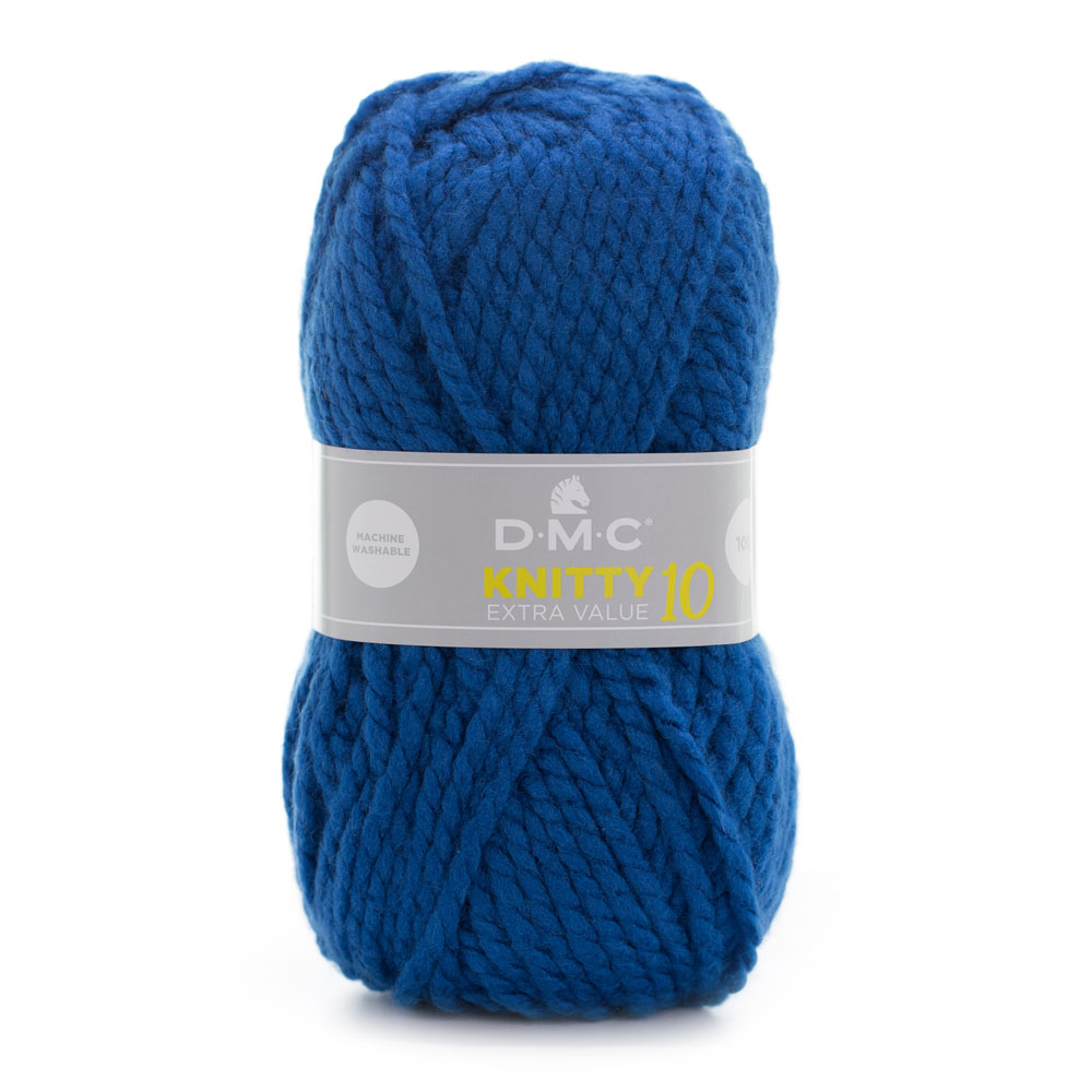 Cuộn len sợi đan tay siêu to khổng lồ AC , Acyrlic Yarn DMC Knitty 10 Ref 8114