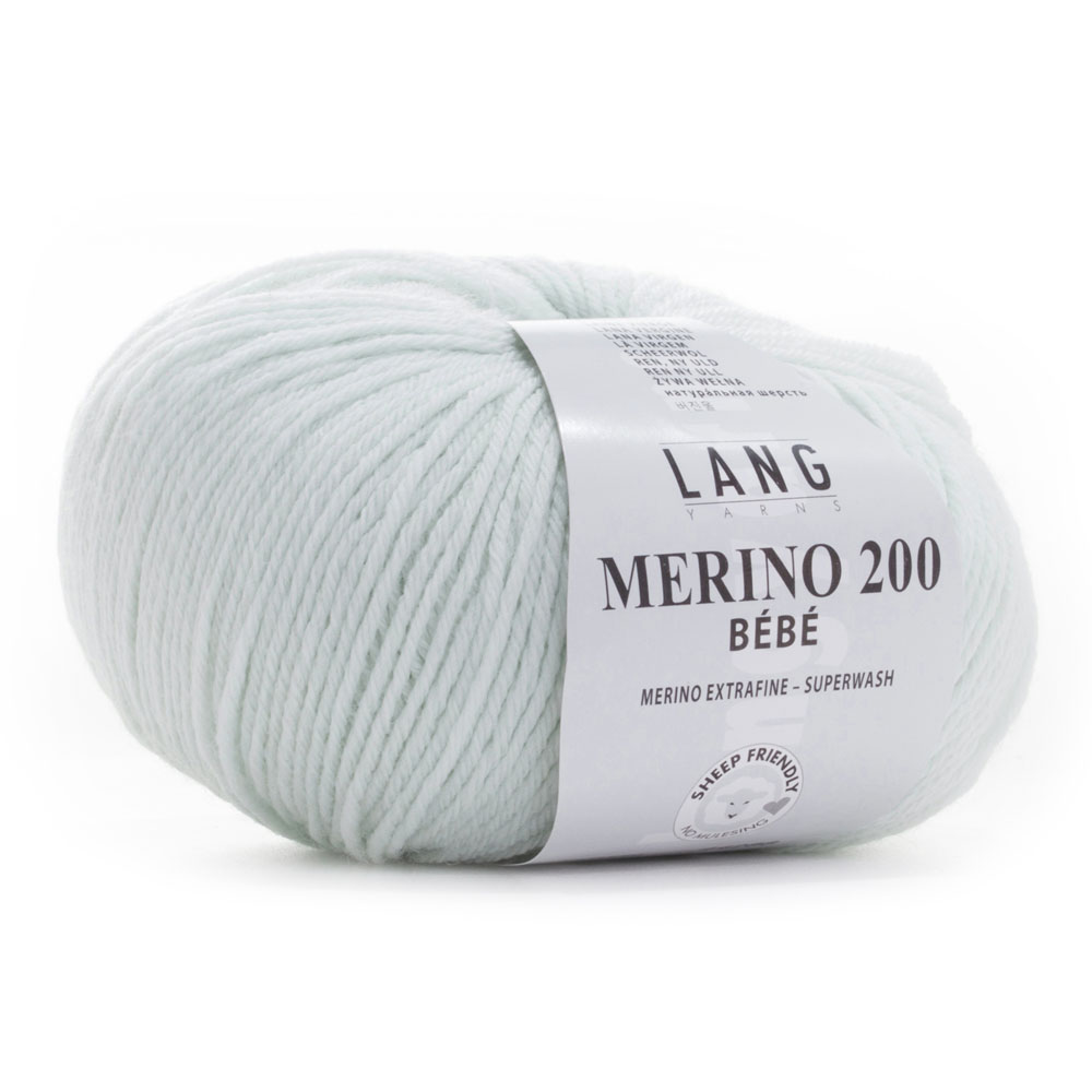 Cuộn Len Sợi Lông Cừu Yarn Wool Lang Merino 200 Bebe