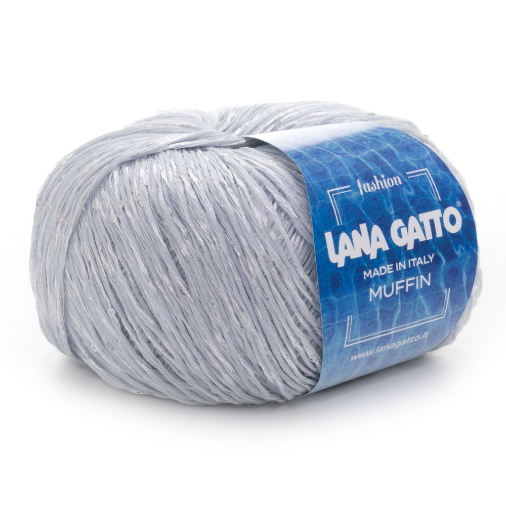 Cuộn len sợi cotton pha kim sa lấp lánh Lana Gatto Muffin