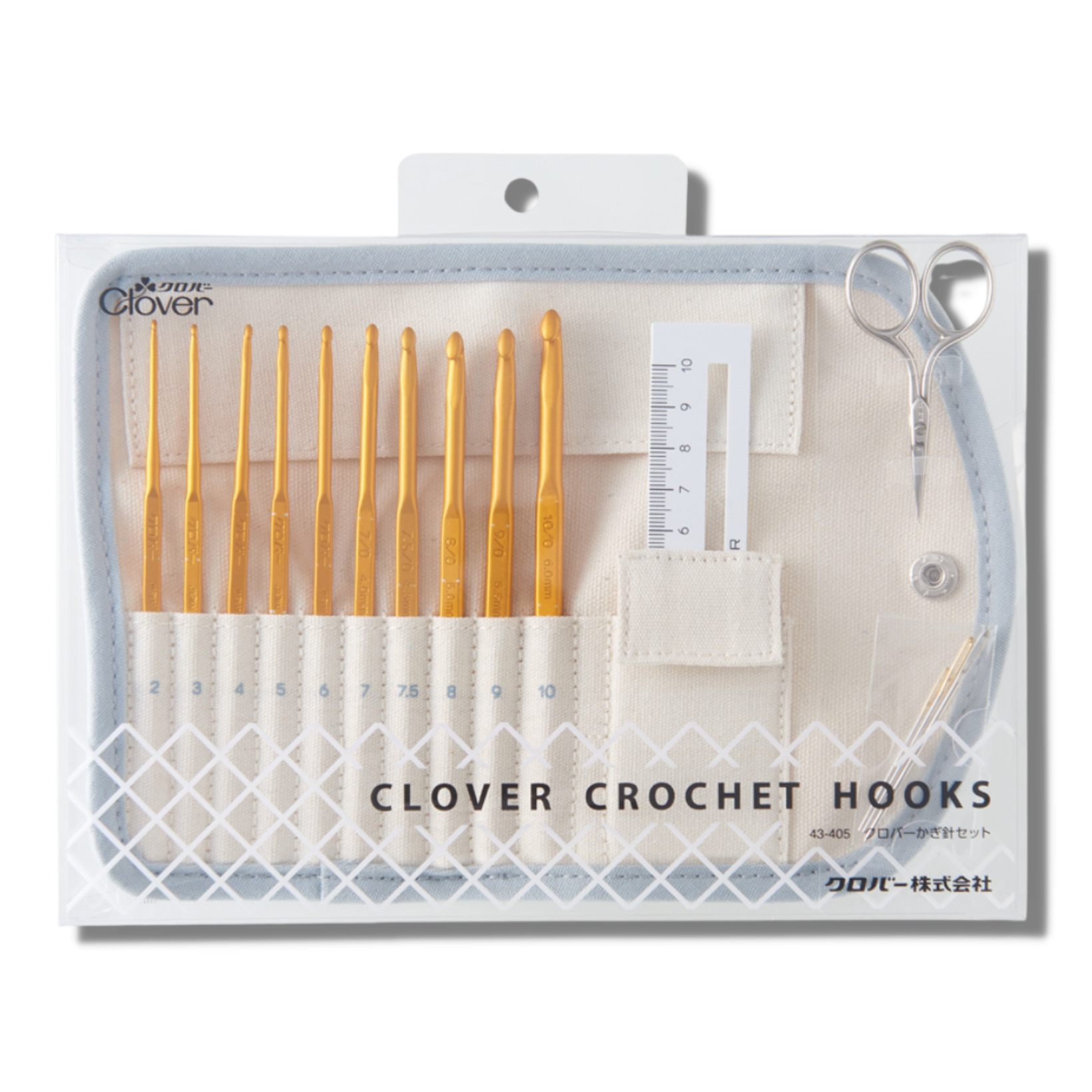 Bộ Kim móc Clover Crochet Hooks Set Art 43405