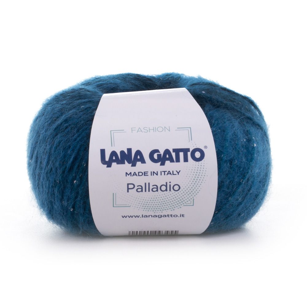 Cuộn Len sợi lông cừu pha mohair kim sa Lana Gatto Palladio