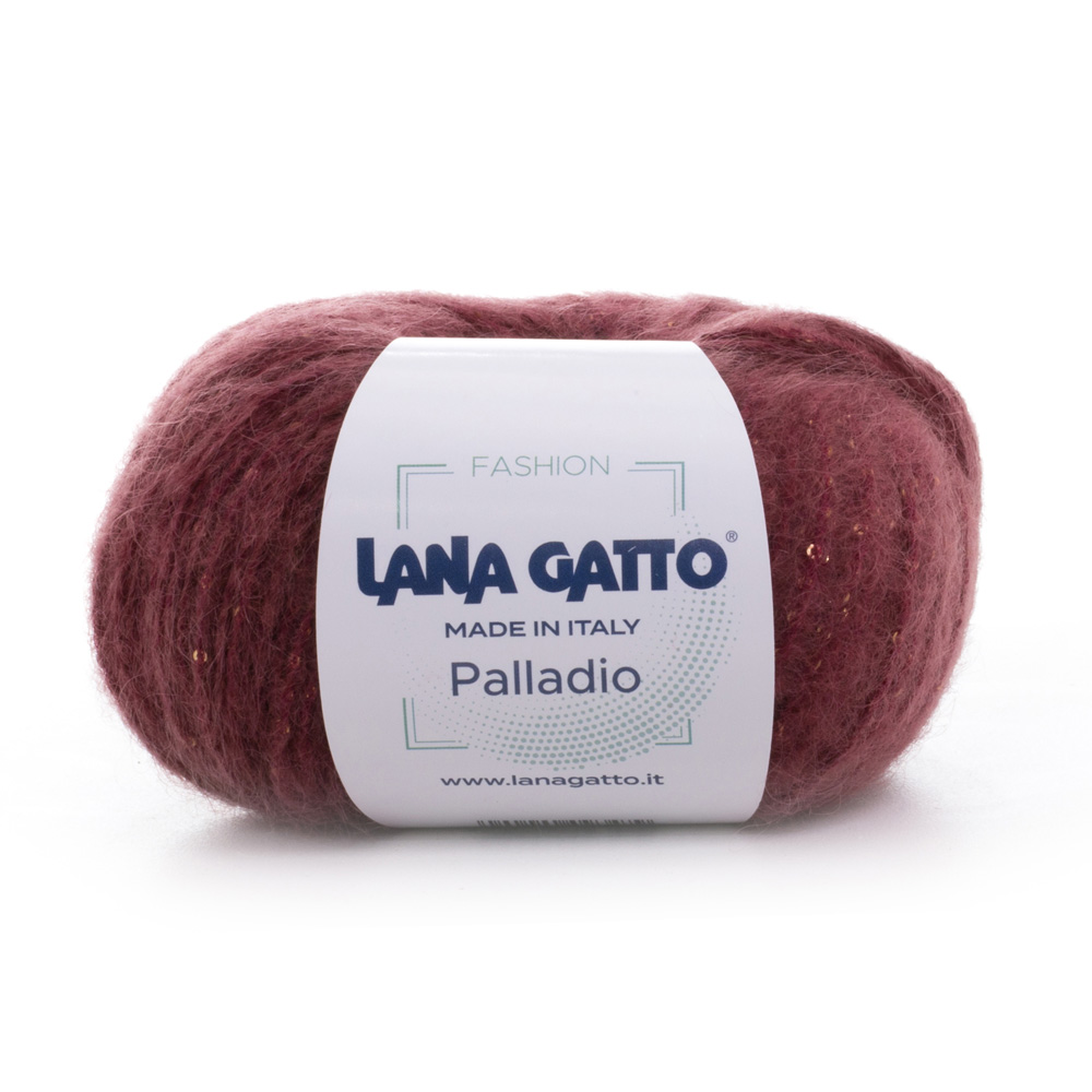 Cuộn Len sợi lông cừu pha mohair kim sa Lana Gatto Palladio