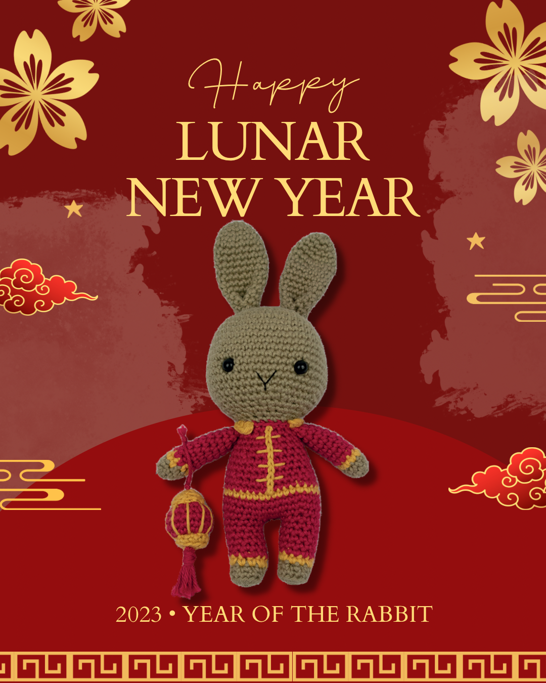 Hướng dẫn móc con thỏ cho năm mới - The Year Of The Rabbit