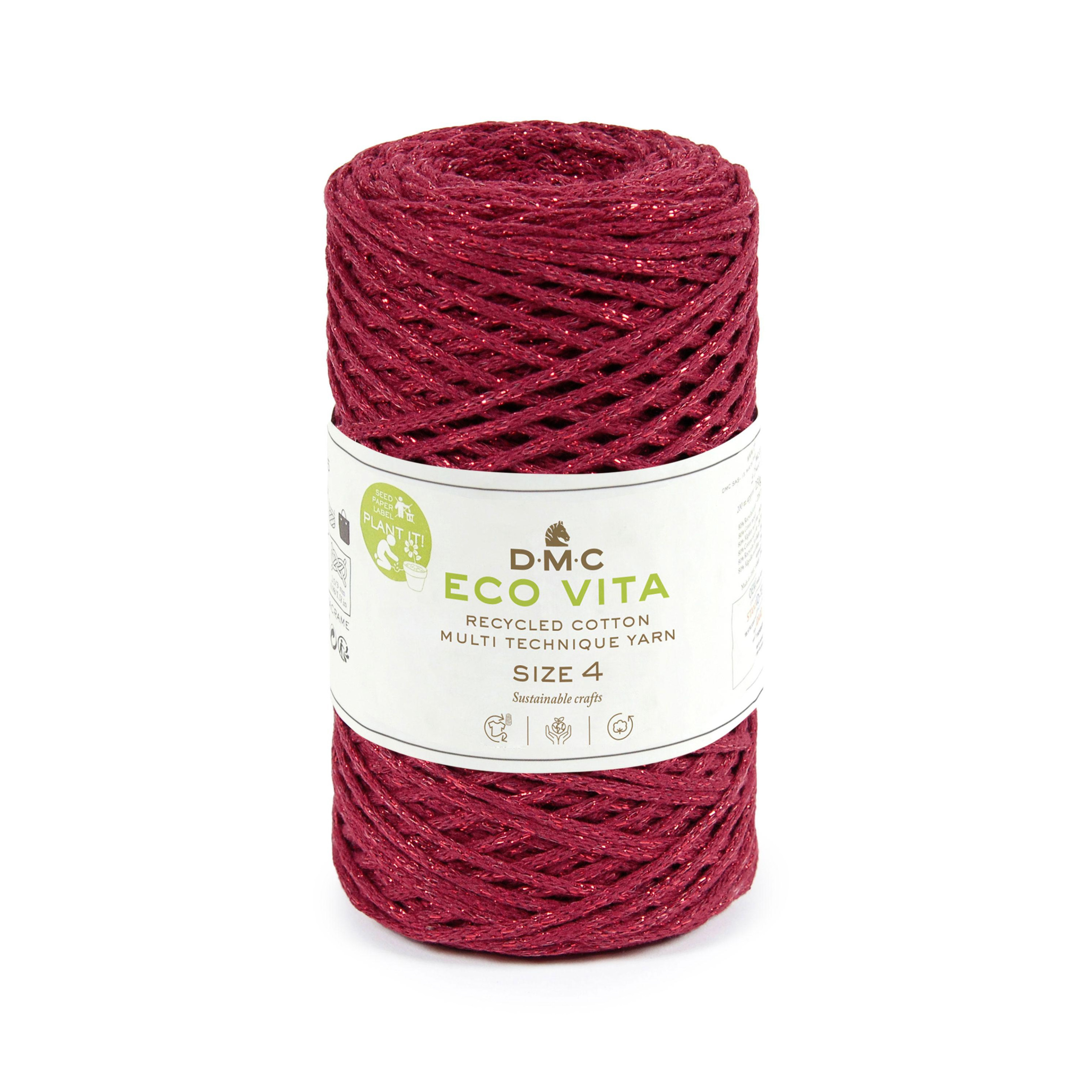  Cuộn sợi DMC COTON RECYCLE ECO VITA 4MM METALLIC 4 PEL 25 Art 387