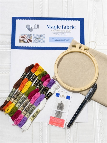 Bộ dụng cụ thêu dành cho người bắt đầu - Beginner Embroidery Kits 2