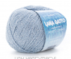 Cuộn len sợi cotton bóng pha kim tuyến Lana Gatto Porto Cervo