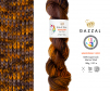 Cuộn len sợi lông cừu loang nhiều màu cầu vòng Gazzal Unicorn Yarn Wools Superwash Merino