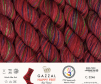 Cuộn len sợi loang nhiều màu bảy sắc cầu vòng Gazzal Happy Feet Yarn Wool Merino