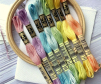 Set chỉ thêu DMC pastel rainbow color