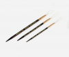 Kim thêu len KnitPro Lantern Moon Ebony Wood Wood Finishing Needles (Set of 3) mã hàng 350622