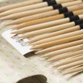 Bộ Kim Đan Vòng Tre ADDI Click Bamboo INTERCHANGEABLE CIRCULAR KNITTING NEEDLE SET 550-2 