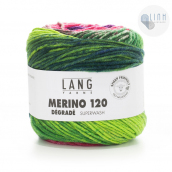 Cuộn Len Sợi Lông Cừu Nhiều Màu Yarn Wool Lang Merino 120 Dégradé