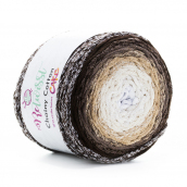 Cuộn len sợi dệt cotton tái chế Retwisst Recycled Chainy Cotton Cake 250gr