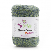 Cuộn len sợi dệt cotton tái chế Retwisst Recycled Chainy Cotton Mouline 250gr