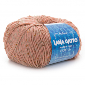 Cuộn len sợi cotton pha kim sa lấp lánh Lana Gatto Muffin