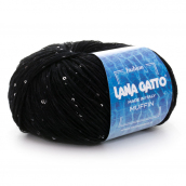 Cuộn len sợi cotton pha kim sa lấp lánh Lana Gatto Muffin