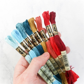 Set chỉ thêu DMC Embroidery Floss Color Palette - Vintage Tins