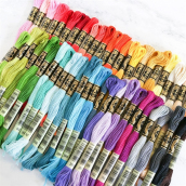 Set chỉ thêu DMC Thread Collection - Stitched Modern Top 50 Colors
