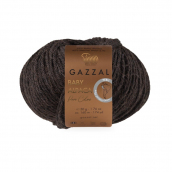 Cuộn len sợi lông cừu Merino pha lạc đà Alpaca màu tự nhiên không nhuộm Gazzal Baby Alpaca Pure Color