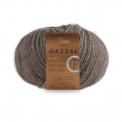 Cuộn len sợi lông cừu Merino pha lạc đà Alpaca màu tự nhiên không nhuộm Gazzal Baby Alpaca Pure Color