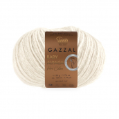 Cuộn len sợi lông cừu Merino pha lạc đà Alpaca màu tự nhiên không nhuộm Gazzal Baby Alpaca Pure Color