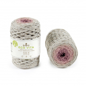 Cuộn sợi DMC COTON RECYCLE ECO VITA 4MM 4 PEL 250GR MULTI Art 386