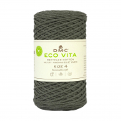 Cuộn sợi DMC COTON RECYCLE ECO VITA 4MM 4 PEL 250G COL U Art 385