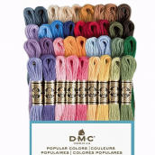 Set chỉ thêu DMC Embroidery Floss Pack Popular Colors 117F25Pc36